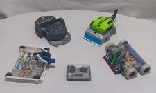 Battle Bots hexbug lot Of 4 With One Controller Tested Works~ 1 Bot For Parts~