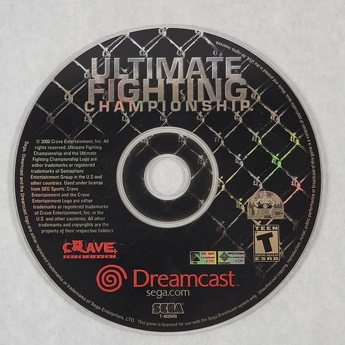Ultimate Fighting Championship - Loose Sega Dreamcast Disc