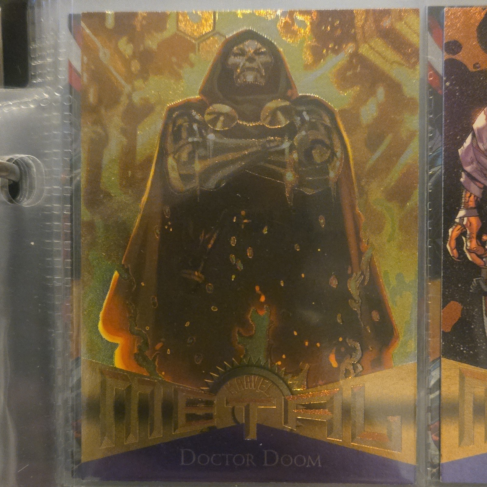 Doctor Doom #37 Marvel 2013 Fleer Retro Metal trading card — raw and PSA graded price guide