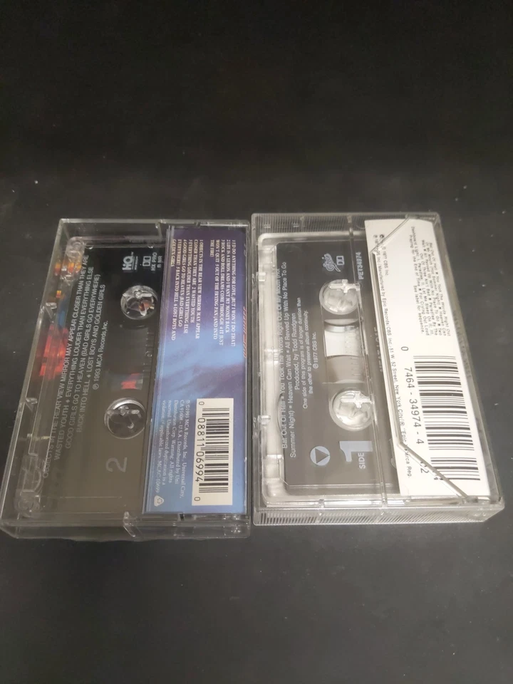 Meatloaf Bat Out Of Hell 1&2 Cassette Tape Lot Rock Jim Steinman Back Into Hell - Image 2 of 4