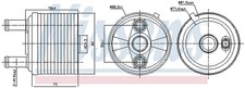 NISSENS Ölkühler Automatikgetriebe 91267 Aluminium für VW GOLF 4 1J1 Variant 1J5