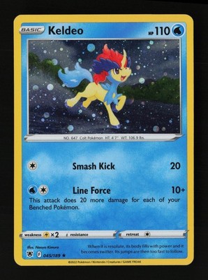 Keldeo 045/189 Cosmos Holo Rare Miscellaneous Cards & Products Pokemon Cards
