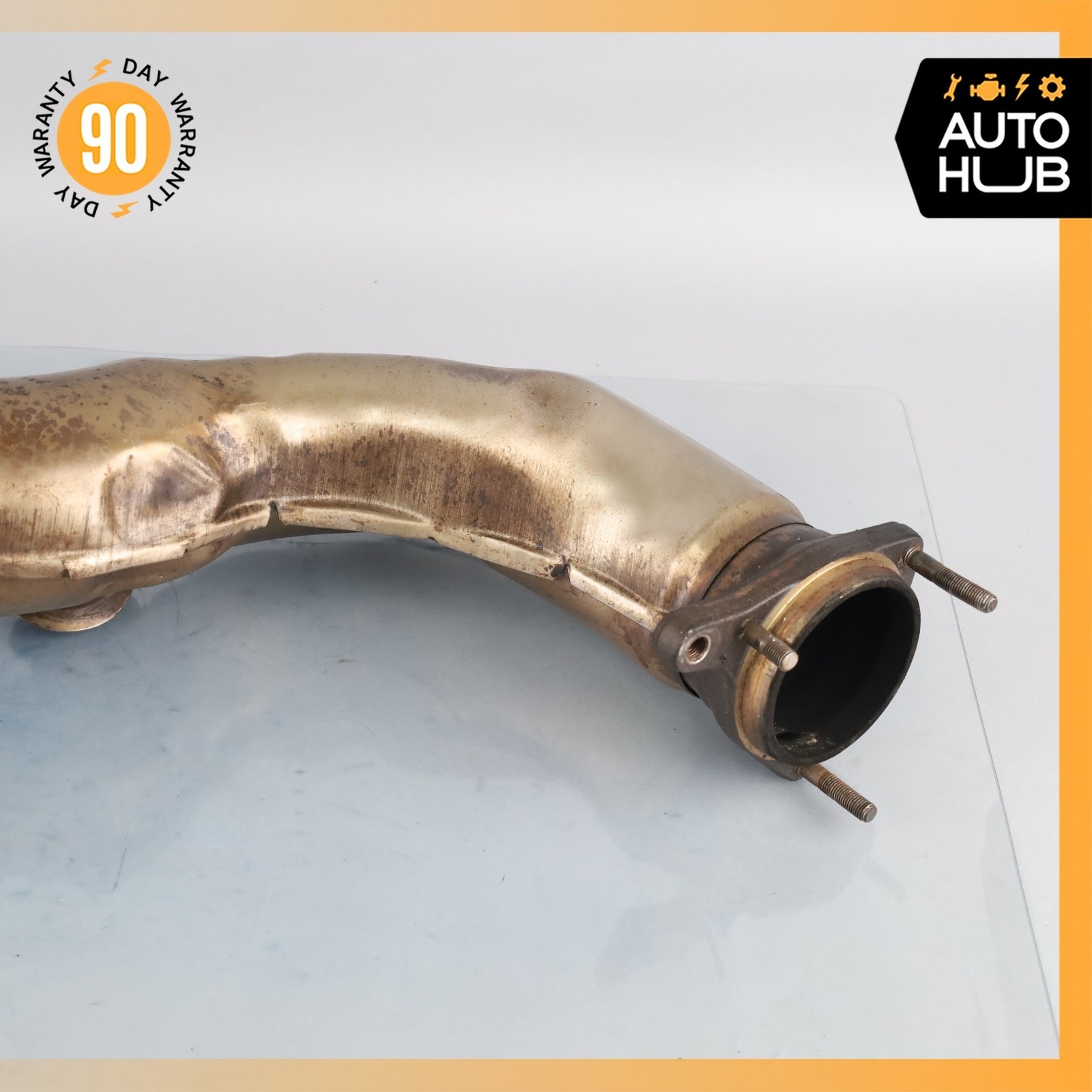 00-02 Bentley Arnage 6.8L V8 Exhaust Downpipe PJ55232PB OEM 42k
