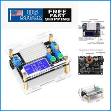 High-Power Voltage Regulator Module 4A with LCD Display and Protection Features