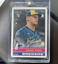 Topps 2025 Heritage High Number Real One Autograph Rookie Craig Yoho Brewers