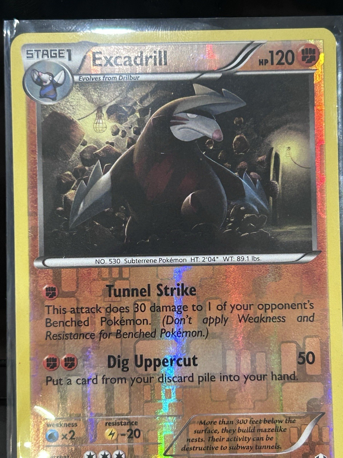 NM Excadrill - Reverse Holo 56/108 Dark Explorers Pokemon TCG