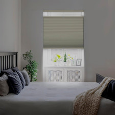 Cordless 1.5" Blackout Cellular Shade, Top Down Bottom Up, Ivory