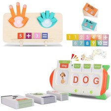 Educational Flash Cards  Counting Board Set for Toddlers and Preschoolers