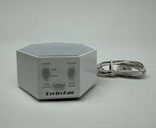 LectroFan Classic White Noise Sleep Sound Machine ASM1007 White - Tested Works