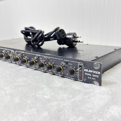 Drawmer DS201 Dual Gate Tested Working 110V From Japan Pro Audio Rack Gear