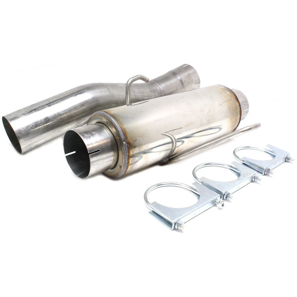 Silenciador MK96116 MBRP para caminhão Ram redondo Dodge 3500 2500 2004-2007 - Imagem 2 de 4