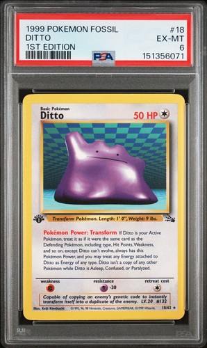 Ditto (1st Edition) graded PSA 6 for sale on eBay