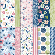 Stampin' Up Paper Blooms 6 x 6 DSP 24 sheets card making scrapbook