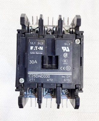 Eaton  Definite Purpose Contactor 120 VAC 3 Pole 30 AMP C25DND330A