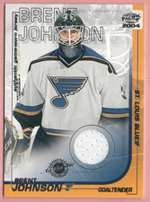 BRENT JOHNSON 2003-04 Pacific Jerseys #32 **READ**