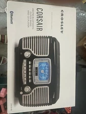 Crosley CR612B-BK Corsair Tabletop AM/FM Bluetooth Radio with CD Player
