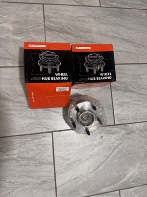  2 x Front Wheel Bearing and Hub Assembly with 5-Lug Compatible with Honda 