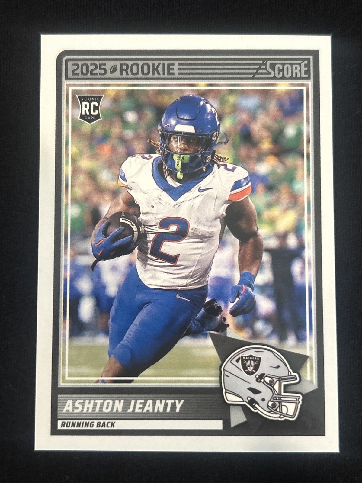 2025 Panini Score Ashton Jeanty Rookies RC Rookie #14 Raiders