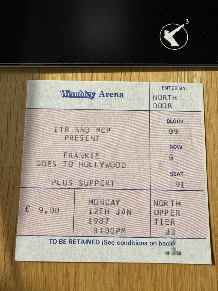 Rare Frankie Goes To Hollywood Tour Programme And Ticket Stub 1987 - Image 3 of 4