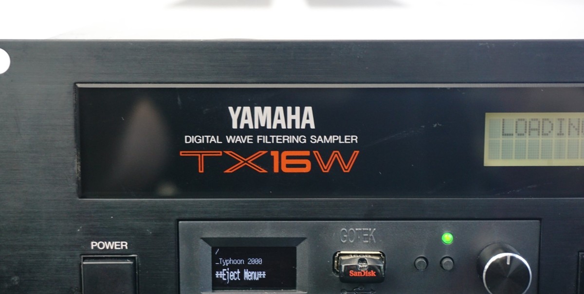 Yamaha TX16W 80's Digital Wave 12-Bit Rack Mount Sampler W/ USB