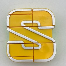 Alpha Bots Letter S Yellow Green Silver Robot Alphabet Transformers