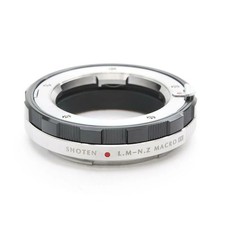  Used SHOTEN Mount Adapter Leica M Lens to Nikon Z Body LM-NZ M EX Black