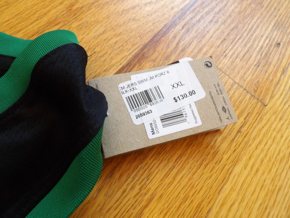 NUEVO CON ETIQUETAS CAMISETA NIKE BOSTON CELTICS KRISTAPS PORZINGIS SWINGMAN TALLA 56 XL $160.00 Foto 4 de 4