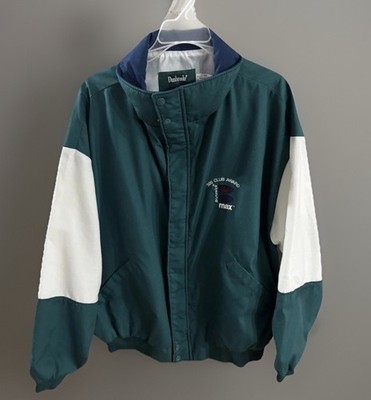 Vintage Brunswick 300 Club Perfect Game Bowling Jacket XL Green and White USA
