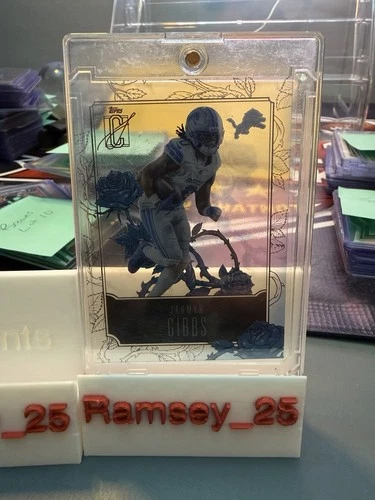 2025 Topps Signature Jahmyr Gibbs Base (RAW)