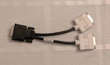 Dell H9361 0H9361 DMS-59 Male to 2 Single-Link DVI Female Adapter Cable