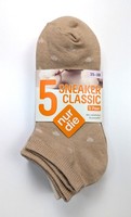 Neu - 5 Paar Nur Die Damen Sneaker Classic Socken - Gr. 35-38 - 5 Farben - Top !