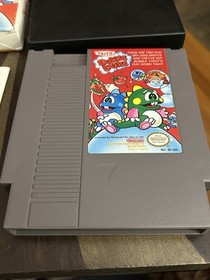 Bubble Bobble (NES, 1988 Taito) Complete CIB With Manual Box Nintendo