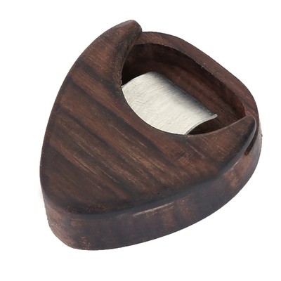 Premium Rose Wood Guitar Pick Box Heart Shaped Pick Box Paste Box For Standa URS