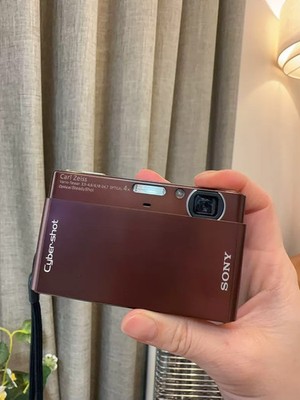 Sony Cyber Shot DSC-T77 Digital Camera 10.1MP 4.0x Optical Zoom Brown