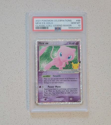 Mew ex graded PSA 10 for sale on eBay