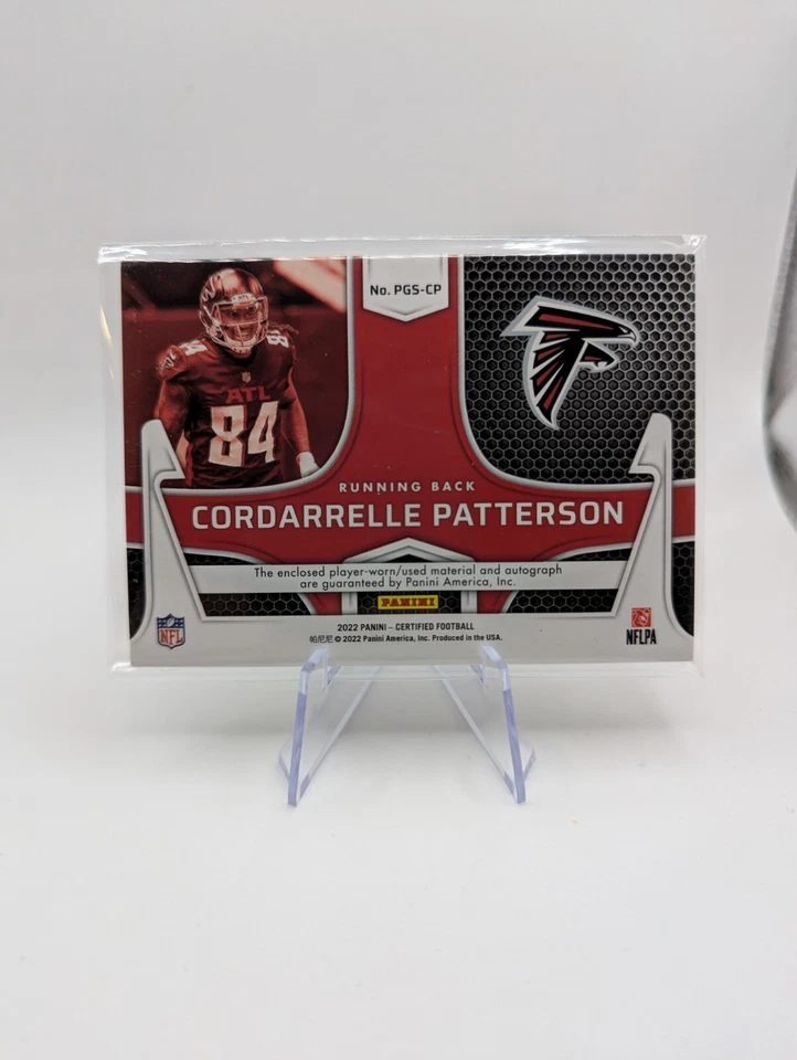 Cordarrelle Patterson 2022 Panini Certified Piece of the Game Patch #PGS/CP /15 - Image 2 of 2
