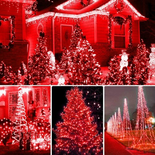 100/200 LED Solar Christmas Fairy Lights String Outdoor Garden Decor Waterproof - Picture 30 of 34