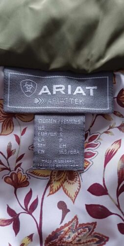 Ariat Ashley 2.0 Womens Insulated Gilet Winter Moss Size Small New without tags - Picture 4 of 4