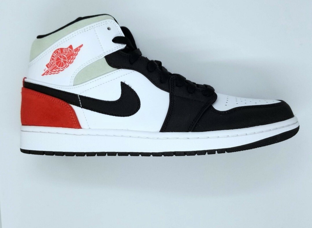 Air Jordan 1 Mid SE \u0026#039;Union Black Toe\u0026#039; Sneakers (852542-100) | eBay