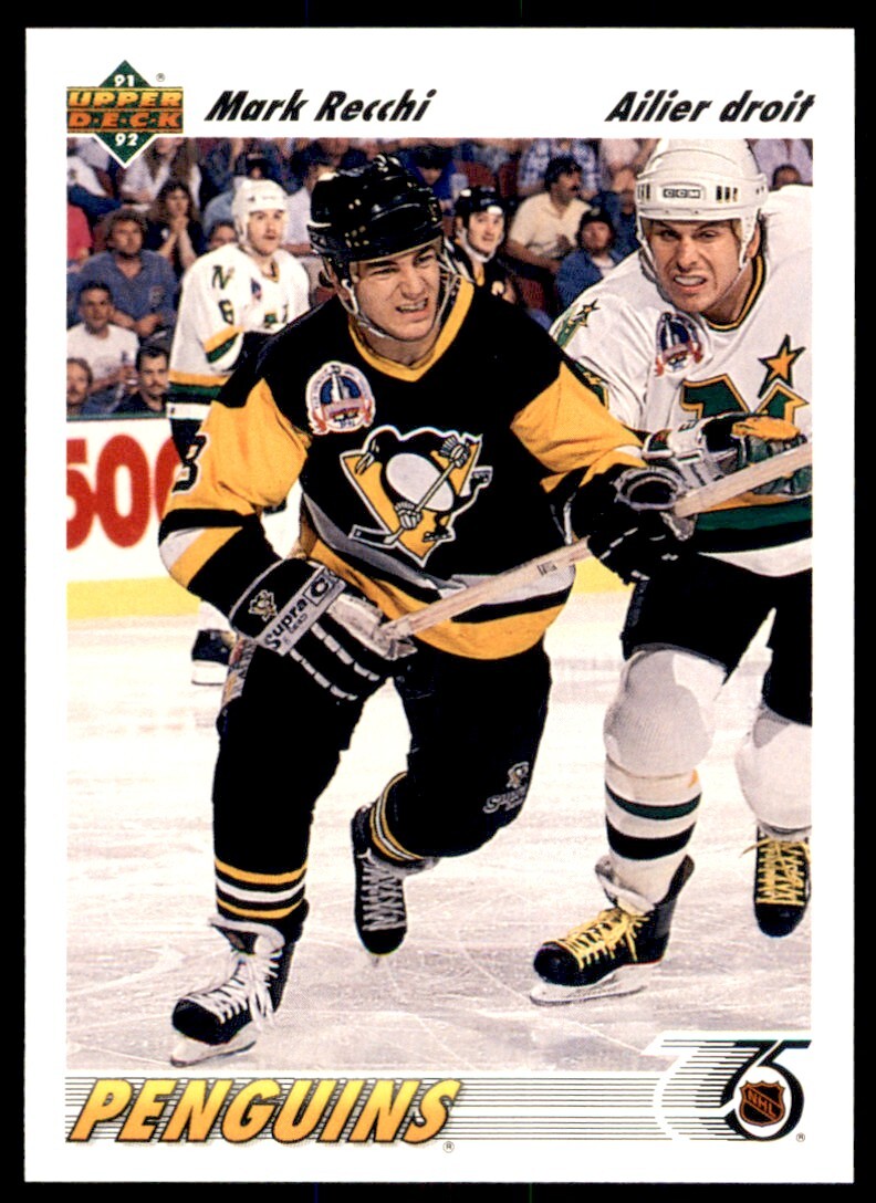 1991-92 Upper Deck French Mark Recchi #346A