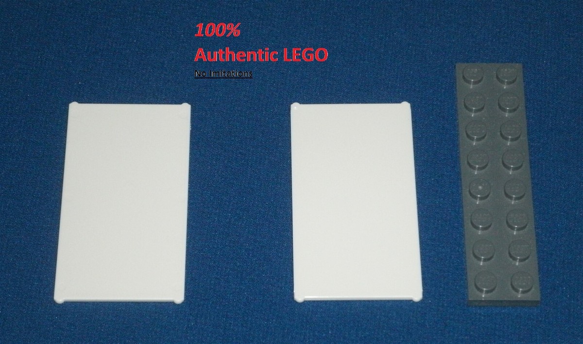 LEGO NEW 1x4x6 White Glass for Window (2x) 6256050 Brick 60803 | eBay