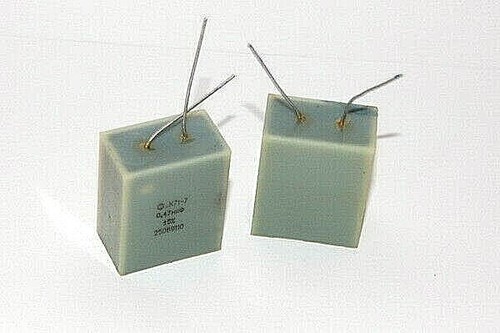 0.47uF 470nF 100V 5% K71-7 PET capacitors HQ Soviet 25pcs - Afbeelding 1 van 1