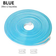 Diy 12v Flexible Led Strip Waterproof Lights Silicone Tube Buckles 1m 2m 3m 5m