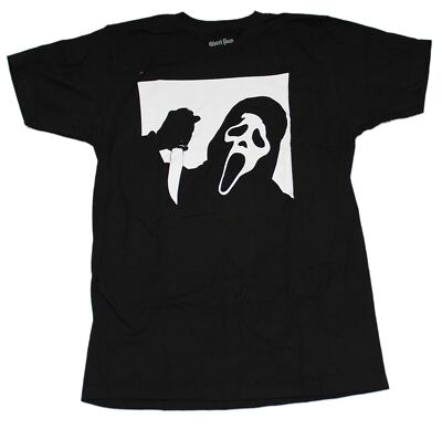 Scream New Adult T-Shirt - Negative Space Ghostface Image | eBay