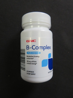 GNC B-Complex Plus Energy 21 Capsules Metabolism & Energy !