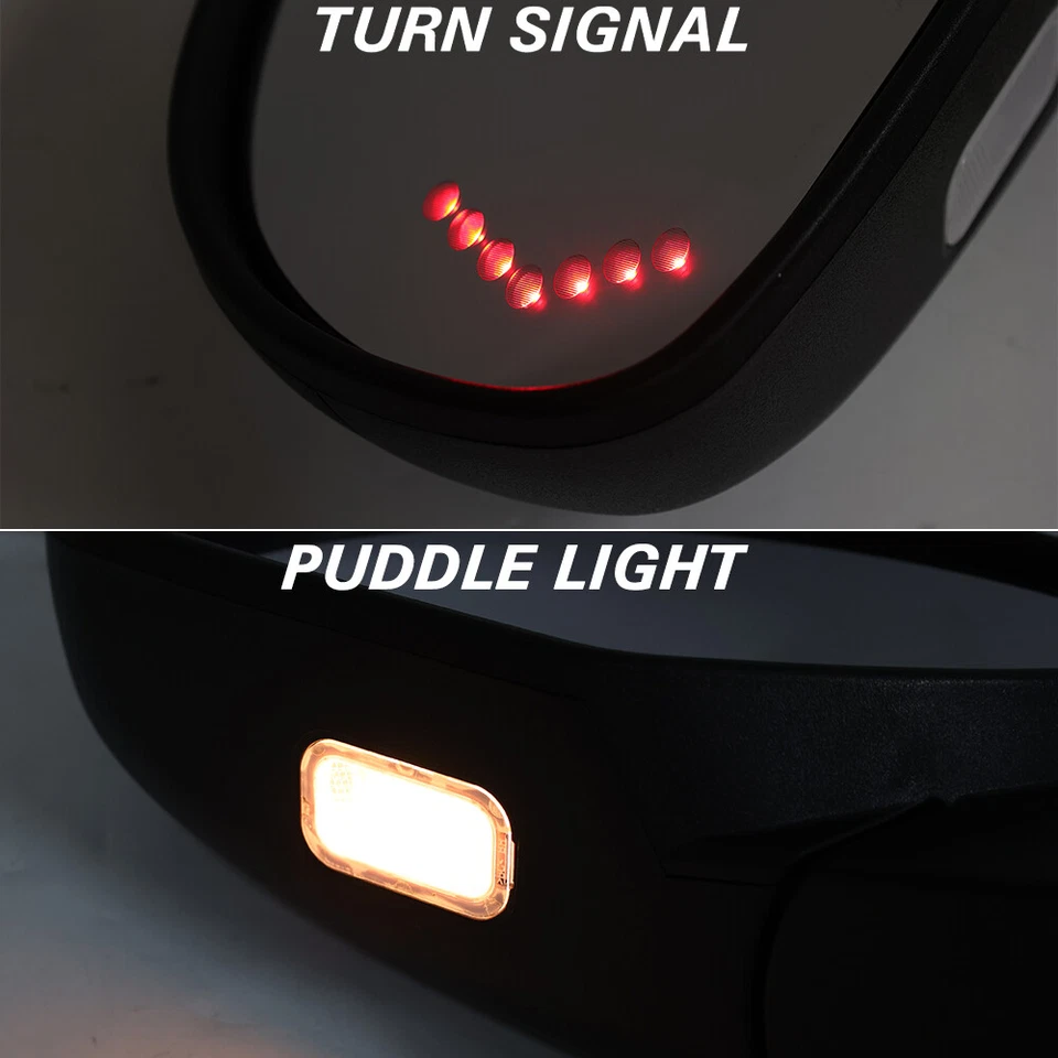 Espejo retrovisor lateral cromado LH para Chevrolet GMC Tahoe Suburban Yukon XL 1500 2500 07-14 Foto 2 de 4