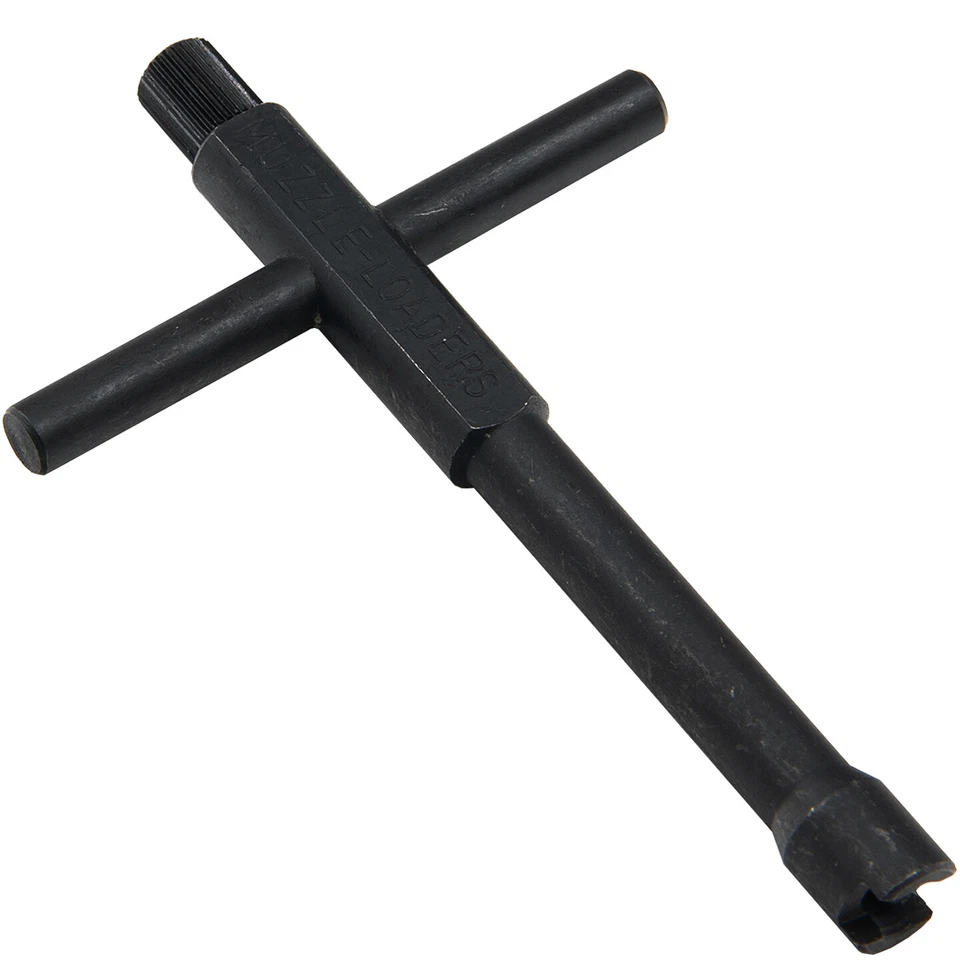 Llave de pezón de polvo negro cargador de bozal - ranura de 6 mm (0,236") - MZ1216 Foto 3 de 4