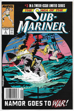 The Saga Of The Sub-Mariner #3 Marvel Comics Thomas Buckler McLeod 1989 VFN