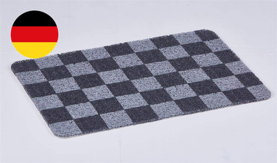 Euro Tische Fußmatte 60 x 40 cm rutschfest für Innen & Außen - Schmutzfangmatte 