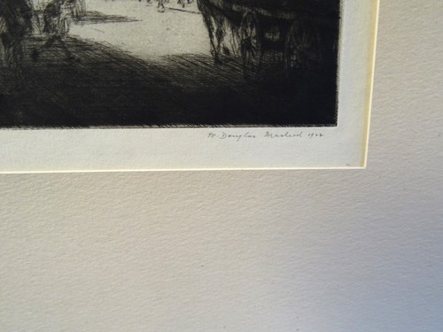 Cannon Street City of London 1922 Douglas Macleod antique etching print wall art - Picture 3 of 5